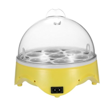 Anself Mini Inkubator Automatik Motorbrüter Brutgerät für 7 Eier - 6