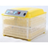 Borsten und Federn Geflügel Kit Brutmaschine Digitale Automatische 96 Eier + Zubehör – 55 x 54 x 35 cm – Gelb - 1