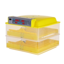 BuoQua Brutapparat für Hühner 112 Eier Vollautomatisch Brutmaschine mit Zeitsachaltuhr Automatische Inkubator Geflügel Thermometer Brutmaschine - 1