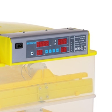 BuoQua Brutapparat für Hühner 112 Eier Vollautomatisch Brutmaschine mit Zeitsachaltuhr Automatische Inkubator Geflügel Thermometer Brutmaschine - 9