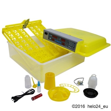 Helo Inkubator Brutmaschine EW-48 mit Zeitschaltuhr, automatische Wendefunktion, Temperaturregler und Temperaturalarm - 2