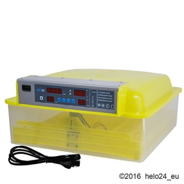 Helo Inkubator Brutmaschine EW-48 mit Zeitschaltuhr, automatische Wendefunktion, Temperaturregler und Temperaturalarm - 4