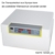 Helo Inkubator Brutmaschine EW-48 mit Zeitschaltuhr, automatische Wendefunktion, Temperaturregler und Temperaturalarm - 7