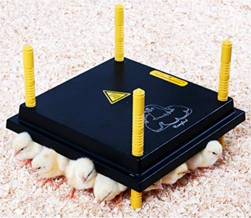 Küken-Wärmeplatte Comfort 30x30cm - 22 Watt, Heizplatte für Küken, Heizmatte, Kükenwärmer, Heizkabel, Inkubator, Kunstglucke, Wärmebirne - 2