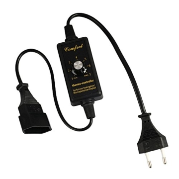 Küken-Wärmeplatten-Set: Wärmeplatte Comfort 25x25cm (15W, 230V) +Temperaturregler für die professionelle Kükenaufzucht, Heizmatte, Kükenwärmer, Heizkabel, Inkubator, Kunstglucke, Wärmebirne - 5