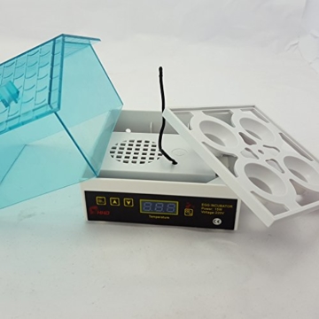MagiDeal Mini Inkubator Digitale Vollautomatischer Brutkasten Brutmaschine für 4 Eier - 3