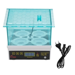 MagiDeal Mini Inkubator Digitale Vollautomatischer Brutkasten Brutmaschine für 4 Eier - 1