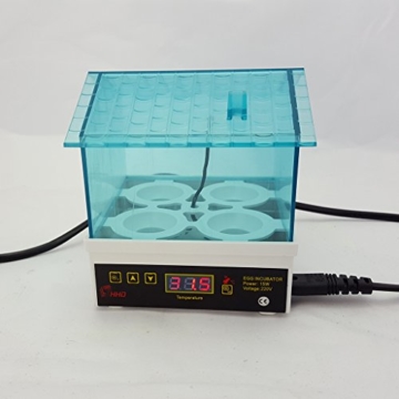 MagiDeal Mini Inkubator Digitale Vollautomatischer Brutkasten Brutmaschine für 4 Eier - 7