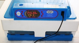 TRADEX Brutmaschine, Motorbrüter, vollautomatisch, ROLLENWENDUNG, Aktive Luftbefeuchtung, Automatikprogramme, eingebaute Schierlampe - 1