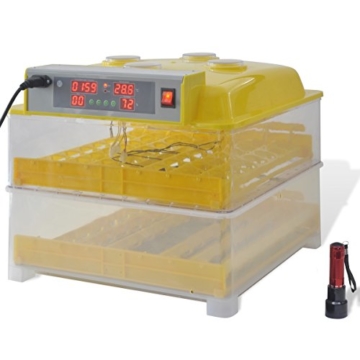 vidaXL Inkubator für 96 Eier Brutkasten Brutmaschine Motorbrüter Brutgerät automatisch - 1