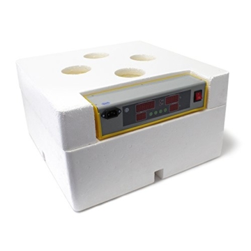 Vollautomatische Brutmaschine 48 Eier Brutapparat Flächenbrüter Brüter Inkubator - 3