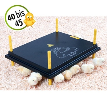 VOSS.farming Küken-Wärmeplatte Comfort 40 x 50 cm - 50 Watt, Hochwertige Heizplatte, Kükenwärmer, Wärmelampe, Stalllampe, Inkubator, Kunstglucke - 2