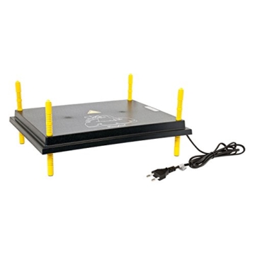 VOSS.farming Küken-Wärmeplatte Comfort 40 x 50 cm - 50 Watt, Hochwertige Heizplatte, Kükenwärmer, Wärmelampe, Stalllampe, Inkubator, Kunstglucke - 4