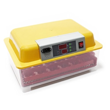 Wiltec Vollautomatische Brutmaschine 24 Eier Brutapparat Flächenbrüter Brüter Inkubator - 1
