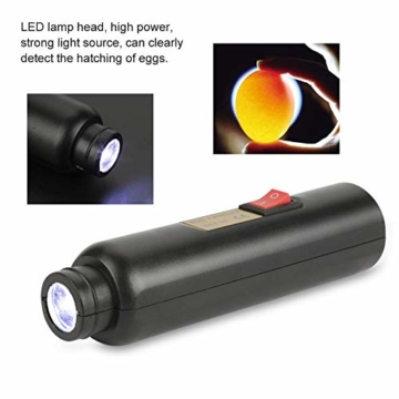 ZJchao Schierlampe Ei Candler Zucht Ei Fruchtbarkeitsprüfer, EU-Stecker - 4