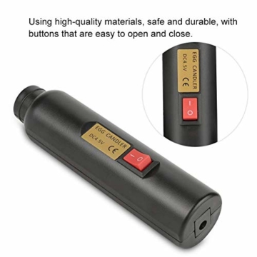 ZJchao Schierlampe Ei Candler Zucht Ei Fruchtbarkeitsprüfer, EU-Stecker - 8
